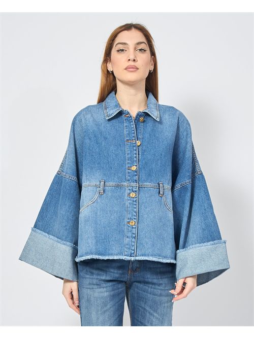 Manila Grace denim jacket with buttons MANILA GRACE | G302CUMZ003